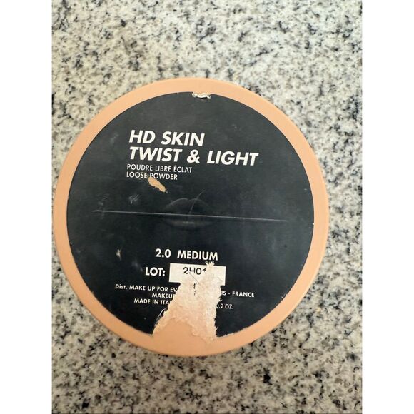 MAKE UP FOR EVER HD Skin Twist & Light Loose Powder – 2.0 Medium-Open unused - Picture 2 of 3